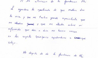 Carta de agradecimiento